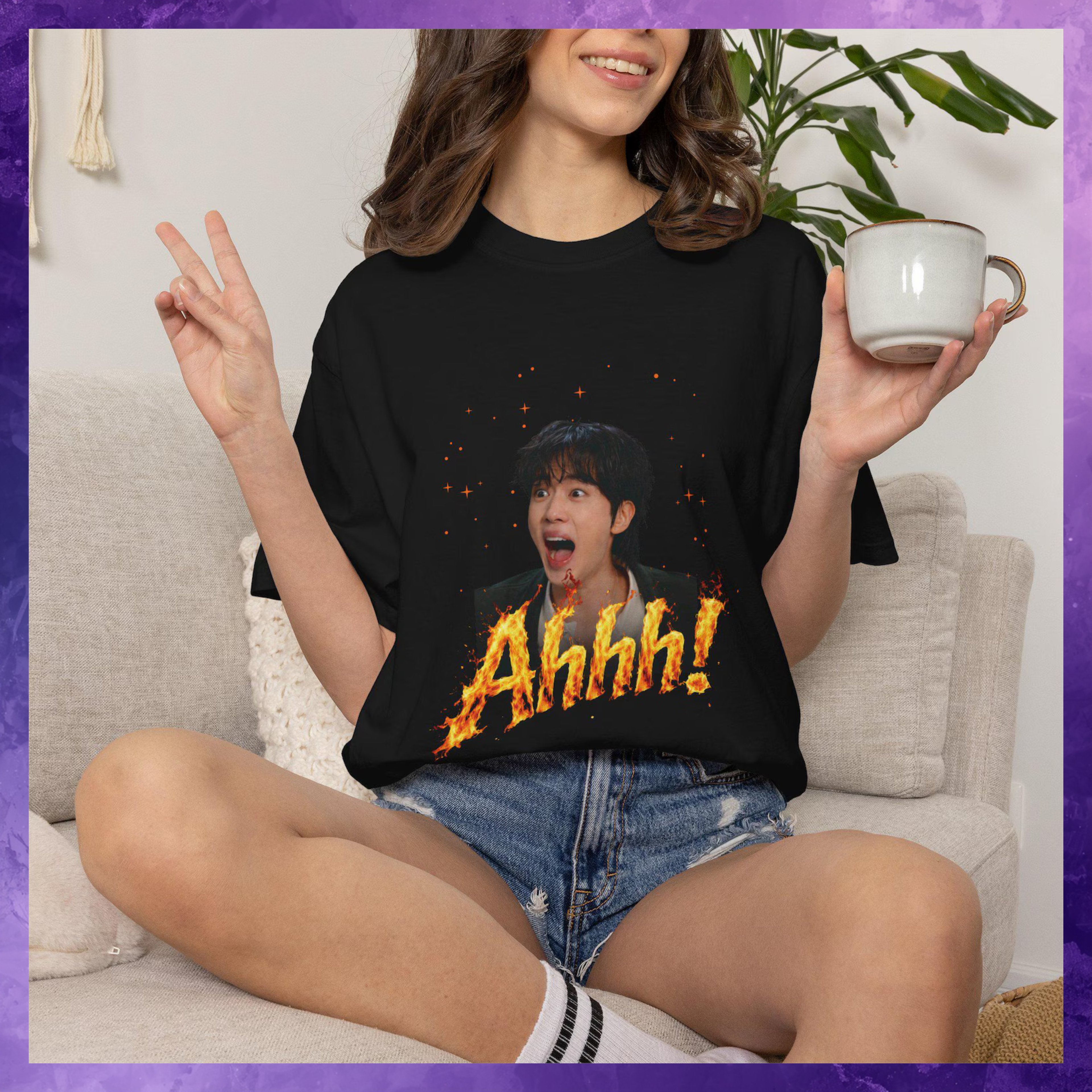 Come On Wing T-Shirt, Jin, BTS, Hot Ones, Comfort Colors, Ahhh